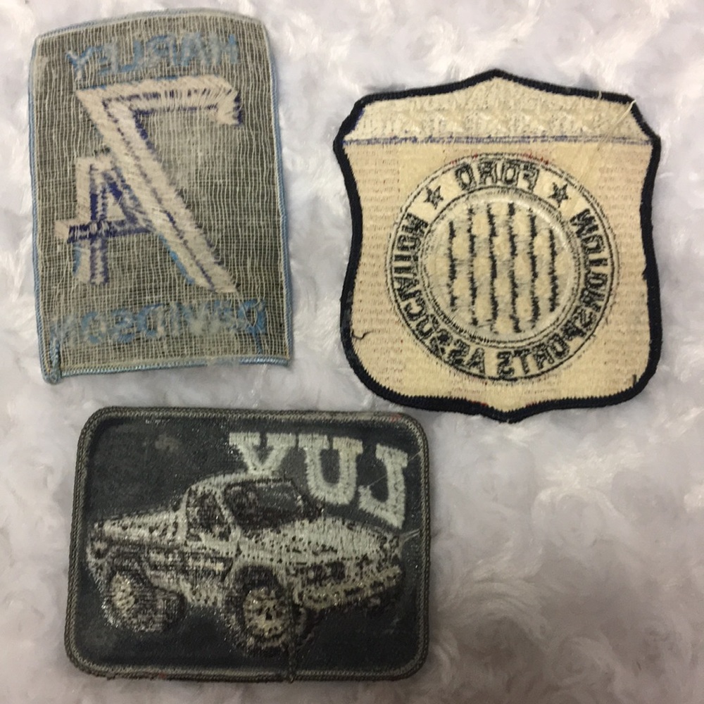 1970s HARLEY DAVIDSON PATCH and MORE LUV DATSON FORD 5 STAR ALL AMERICAN - Picture 6 of 13